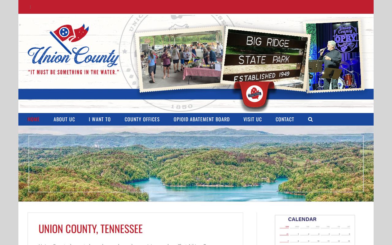 Union County criminal history government homepage