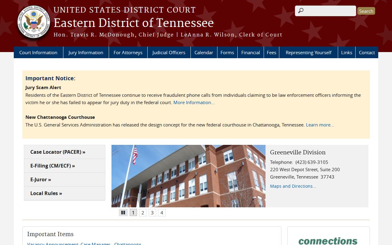 Union County federal criminal records court access