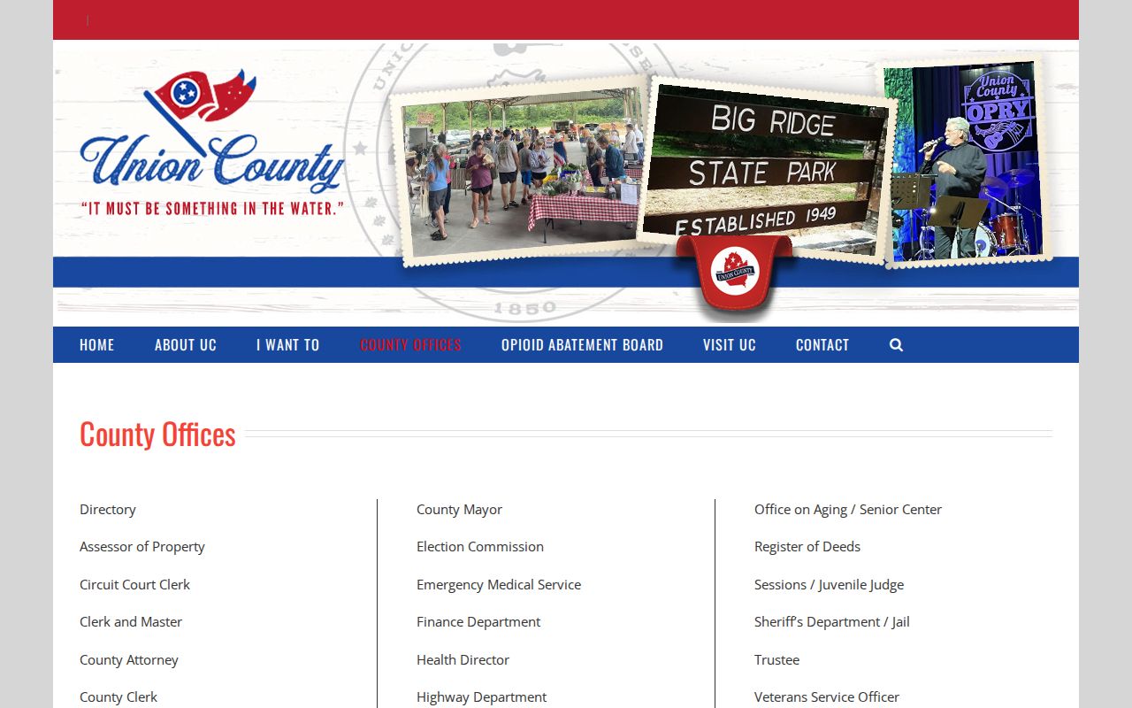 Union County criminal record office directory